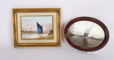 Lot 583 - Two Norfolk river scenes