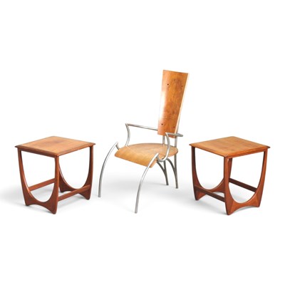 Lot 138 - A Philippe Starck style tubular steel and...