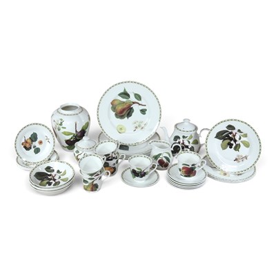 Lot 290 - An RHS Hookers Fruit pattern tea service, with...