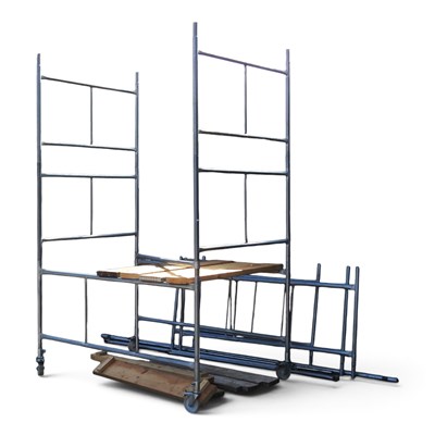 Lot 285 - An aluminium scaffold tower, in sections