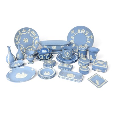 Lot 179 - A collection of Wedgewood Jasperware, to...