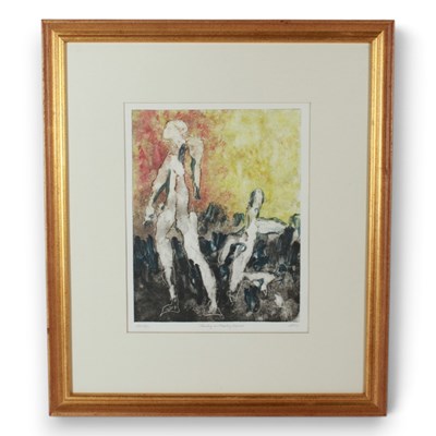 Lot 594 - Ian Hopton (Contemporary), "Standing and...