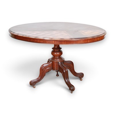 Lot 724 - A Victorian mahogany breakfast table, 73 x 124...