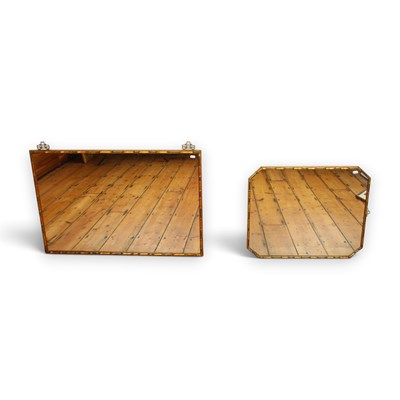 Lot 714 - Three GILT mirrors including a faux-bamboo...