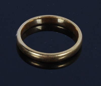 Lot 28 - A 22 carat yellow gold wedding band, Size L, 3.5g