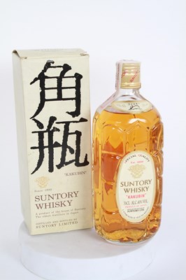 Lot 171 - A Suntory Whisky 'Kakubin' white label...