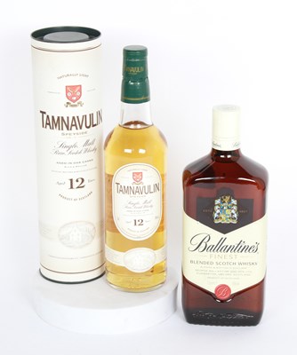Lot 178 - Two bottles of whisky to include Ballantine's...