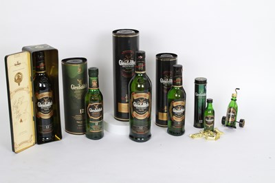 Lot 159 - A collection of six Glenfiddich single malt...