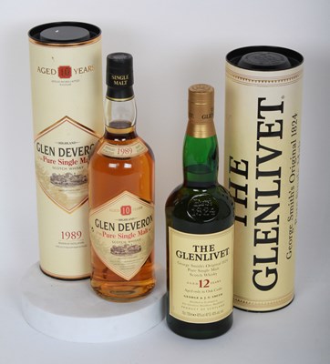 Lot 174 - Two bottles of whisky to include The Glenlivet...
