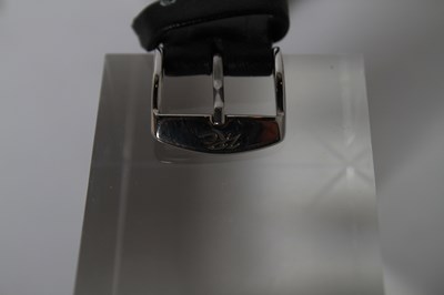Lot 23 - A Movado stainless steel automatic gents...