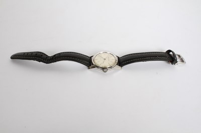 Lot 23 - A Movado stainless steel automatic gents...