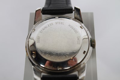 Lot 23 - A Movado stainless steel automatic gents...