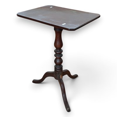 Lot 765 - A 19th century mahogany tripod occasional table