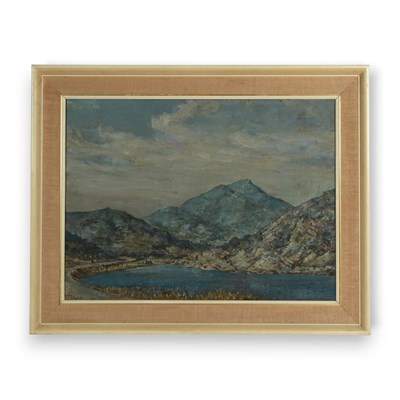Lot 570 - Continental school 20th century, mountains and...