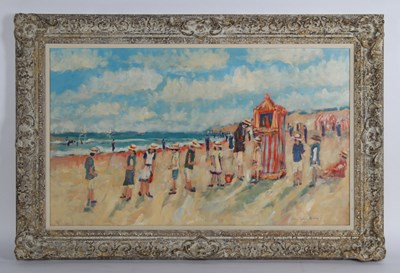 Lot 646 - Ross Foster, Punch and Judy on the beach, 2004,...