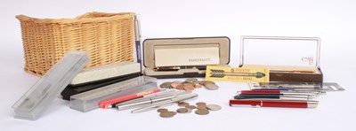 Lot 147 - A large collection of pens, to include Parker...