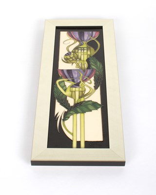 Lot 407 - A Moorcroft The Coupling Thistles pattern...