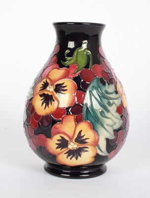 Lot 401 - A Moorcroft Fruit Feast pattern vase, 20 x 13cm