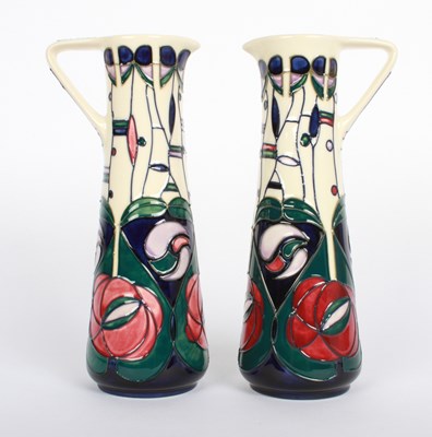 Lot 448 - Two Moorcroft Tribute to Charles Rennie...