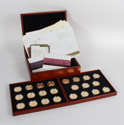 Lot 137 - A Royal Mint History of the Monarchy silver...