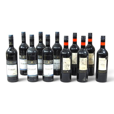Lot 359 - Five bottles of Jacob's Creek Reserve Shiraz,...