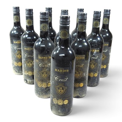 Lot 278 - Ten bottles of Hardys Crest cabernet shiraz...
