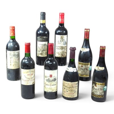 Lot 437 - A collection of various bottles of red table...
