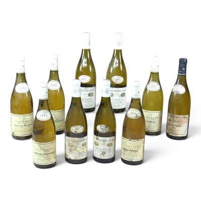 Lot 401 - Aegerter, six bottles of various white wine,...