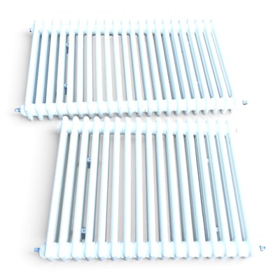 Lot 482 - Two modern vintage style radiators, 104 and...