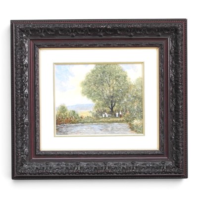 Lot 207 - Llewelyn, 20th century, Victorian figures by a...
