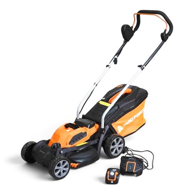 Lot 397 - A Yardforce cordless electric lawnmower, with...