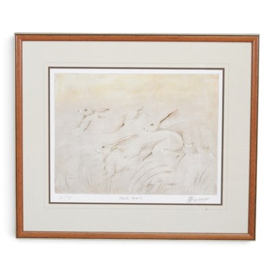 Lot 180 - Jan Sweeney, b1939, March Hares, limited...