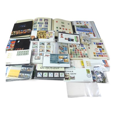 Lot 252 - A collection of stamps, albums and first day...
