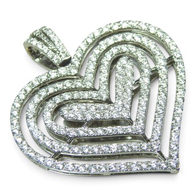 Lot 54 - A large Theo Fennel 18 carat white gold and...