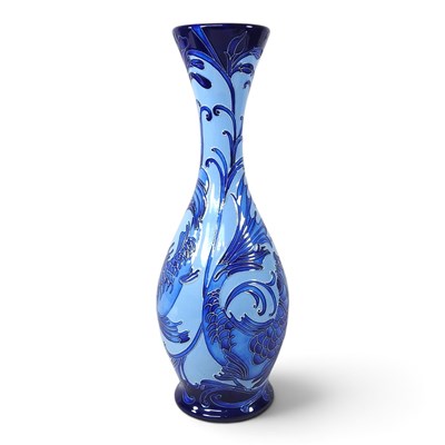 Lot 101 - A Moorcroft pottery vase, of bottle shape,...