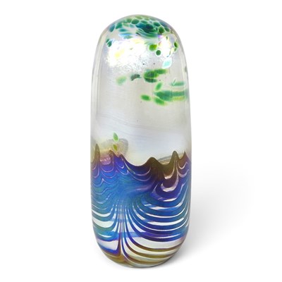 Lot 421 - A John Ditchfield iridescent glass dump weight,...
