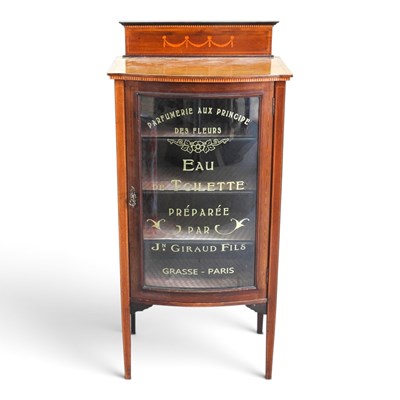 Lot 390 - An early 20th century mahogany and inlaid shop...