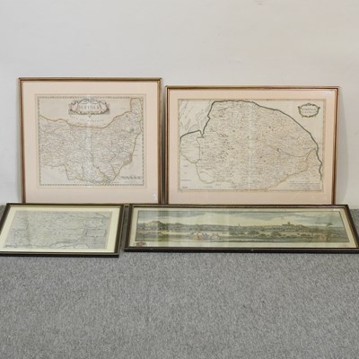 Lot 177 - After Robert Morden, maps of Suffolk