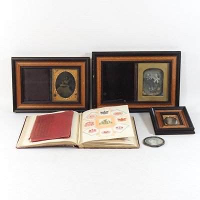 Lot 56 - A crest and monogram album