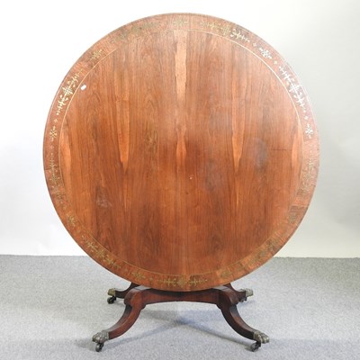 Lot 558 - A Regency rosewood breakfast table