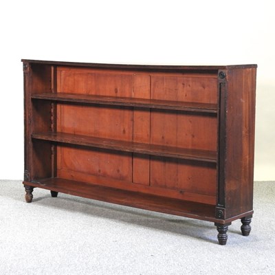 Lot 607 - A Regency mahogany dwarf open bookcase