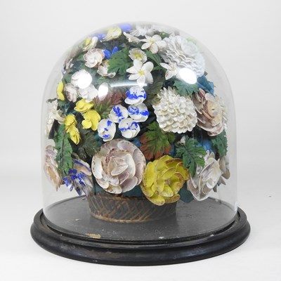 Lot 89 - A Victorian glass dome