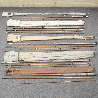 Lot 128 - A Hardy Perfection cane fishing rod