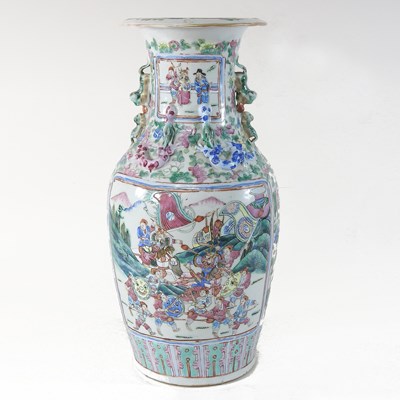 Lot 53 - An early 20th century Chinese porcelain famille verte vase