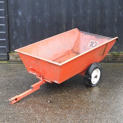 Lot 4 - A red garden trailer
