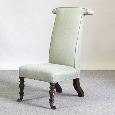 Lot 546 - A Victorian prie dieu chair