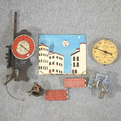 Lot 263 - A mid 20th century part arcade shooting game