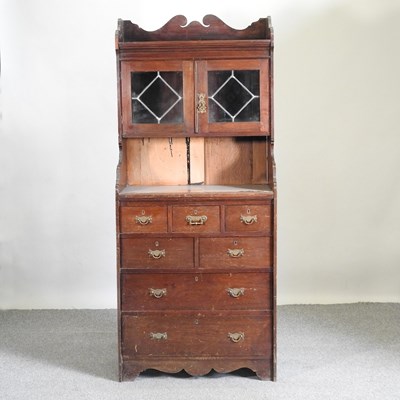 Lot 431 - An Edwardian glazed cabinet