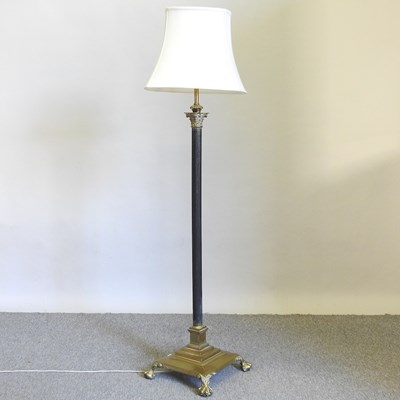 Lot 549 - A 19th century standard lamp