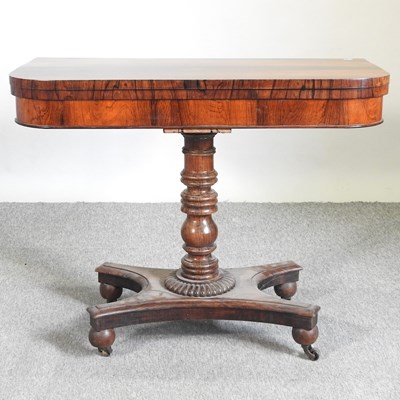 Lot 505 - A Regency card table